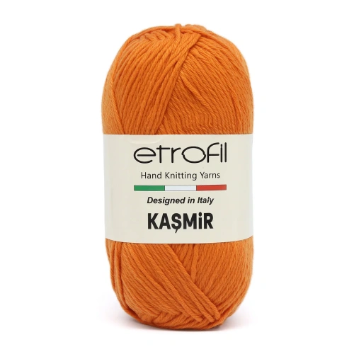 Пряжа Etrofil 'KASMİR' 100гр. 225м (100% микрокашемир ПА) (70212 оранжевый)