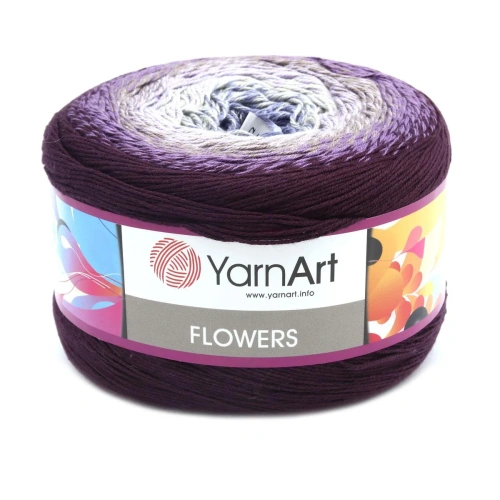 Пряжа YarnArt 'Flowers' 250гр 1000м (55% хлопок, 45% полиакрил) (278 секционный)