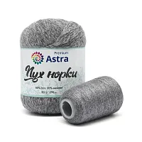 Пряжа Astra Premium 'Пух норки' (Mink yarn) 50гр 290м (+/- 5%) (80%пух, 20%нейлон) (+нить 20гр) (047