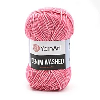 Пряжа YarnArt 'Denim Washed' 50гр 130м (70% хлопок, 30% акрил) (905 розовый)