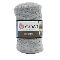 Пряжа YarnArt 'Ribbon' 250гр 125м (60% хлопок, 40% вискоза и полиэстер) (757 серый)