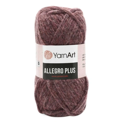 Пряжа YarnArt 'Allegro Plus' 100гр 110м (16% шерсть, 28% полиамид, 56% акрил) (710 сиреневый меланж)