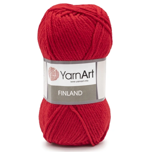 Пряжа YarnArt 'Finland' 100гр 200м (100% акрил) (41 алый)