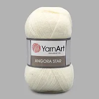 Пряжа YarnArt 'Angora Star' 100гр 500м (20% тонкая шерсть, 80% акрил) (502 молочный)