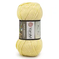 Пряжа YarnArt 'Super Merino' 100гр 300м (25% шерсть, 75% акрил) (256 молочный)