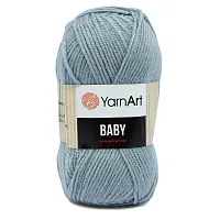 Пряжа YarnArt 'Baby' 50гр 150м (100% акрил) (3072 сине-серый)