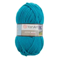 Пряжа YarnArt 'Alpine Maxi' 250гр 105м (40% шерсть, 60% акрил) (660 темная бирюза)