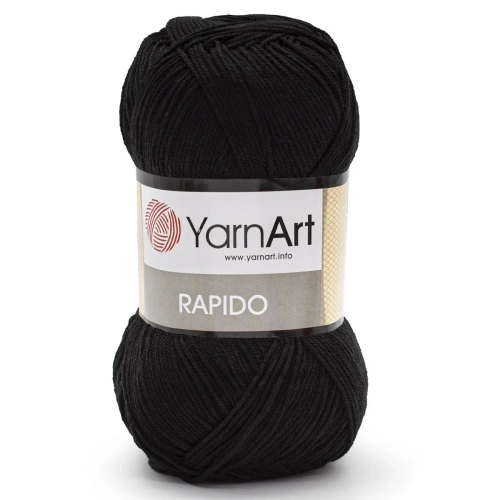 Пряжа YarnArt 'Rapido' 100гр 350м (100% микрофибра акрил) (670 черный)