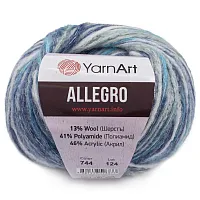 Пряжа YarnArt 'Allegro' 50гр 145м (13% шерсть, 41% полиамид, 46% акрил) (744 секционный)