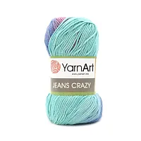 Пряжа YarnArt 'Jeans Crazy' 50гр 160м (55% хлопок, 45% полиакрил) (8203 секционный)