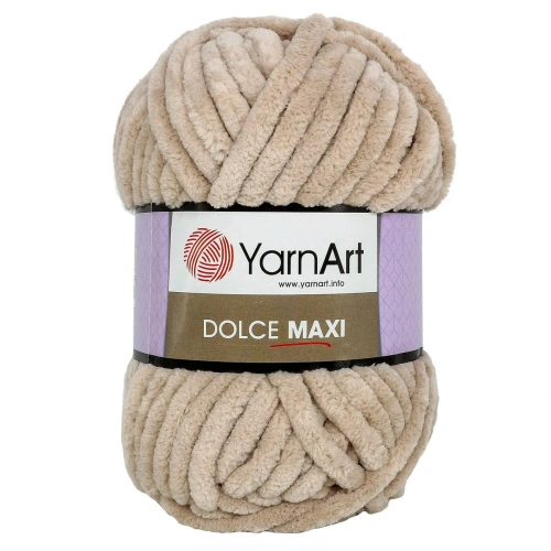 Пряжа YarnArt 'Dolce Maxi' 200гр 70м (100% микрополиэстер) (771 бежевый)