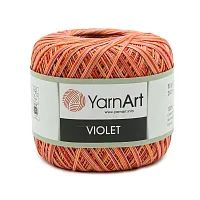 Пряжа YarnArt 'Violet Melange' 50гр 282м (100% мерсеризированный хлопок) (507 меланж)