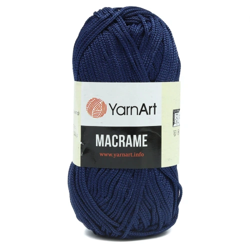 Пряжа YarnArt 'Macrame' 90гр 130м (100% полиэстер) (162 фиолетовый джинс)