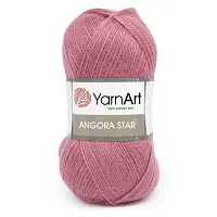 Пряжа YarnArt 'Angora Star' 100гр 500м (20% тонкая шерсть, 80% акрил) (3017 старая роза)