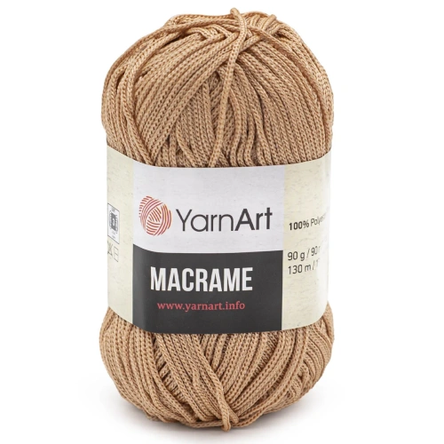 Пряжа YarnArt 'Macrame' 90гр 130м (100% полиэстер) (131 персиковый)