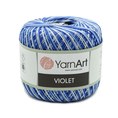 Пряжа YarnArt 'Violet Melange' 50гр 282м (100% мерсеризированный хлопок) (5355 меланж)