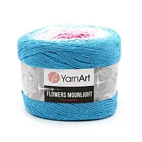 Пряжа YarnArt 'Flowers Moonlight' 260гр 1000м (53% хлопок, 43% полиакрил, 4% металлик) (3294 секционный)