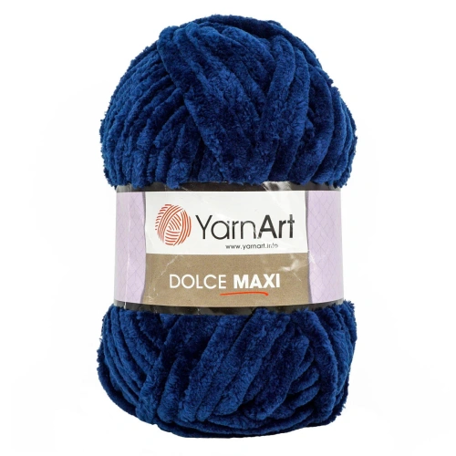 Пряжа YarnArt 'Dolce Maxi' 200гр 70м (100% микрополиэстер) (756 т-синий)