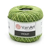 Пряжа YarnArt 'Violet Melange' 50гр 282м (100% мерсеризированный хлопок) (0188 меланж)