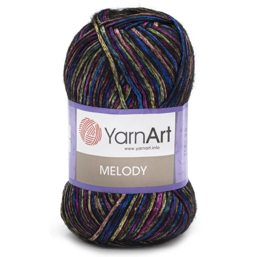 Пряжа YarnArt 'Melody' 100гр 230м (9% шерсть, 21% акрил, 70% полиамид) (901 секционный)