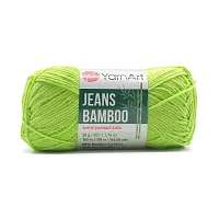 Пряжа YarnArt 'Jeans bamboo' 50гр 150м (50% бамбук, 50% полиакрил) (136 светло-зеленый)