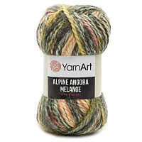 Пряжа YarnArt 'Alpine Angora Melange' 150г 150м (20% шерсть, 80% акрил) (438 меланж)