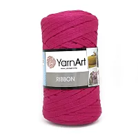 Пряжа YarnArt 'Ribbon' 250гр 125м (60% хлопок, 40% вискоза и полиэстер) (771 малиновый)