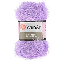 Пряжа YarnArt 'Samba' травка 100гр 150м (100% полиэстер) (54 сирень)