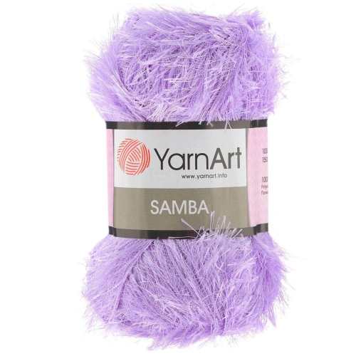 Пряжа YarnArt 'Samba' травка 100гр 150м (100% полиэстер) (54 сирень)