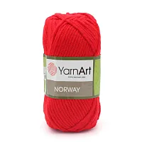 Пряжа YarnArt 'Norway' 100гр 105м (100% акрил) (41 красный)