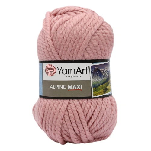 Пряжа YarnArt 'Alpine Maxi' 250гр 105м (40% шерсть, 60% акрил) (673 светло-розовый)