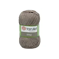 Пряжа YarnArt 'Style' 50гр 185м (67% хлопок, 33% вискоза) (655 св.коричневый)