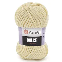 Пряжа YarnArt 'Dolce' 100гр 120м (100% микрополиэстер) (783 молочный)