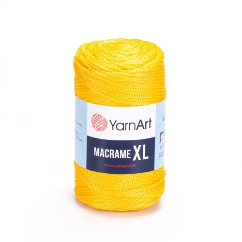 Пряжа YarnArt 'Macrame XL' 250гр 130м (100% полиэстер) (142 желтый)