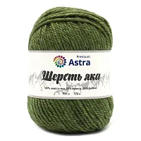 Пряжа Astra Premium 'Шерсть яка' (Yak wool) 100гр 120м (+/-5%) (25%шерсть яка, 50%шерсть, 25%фибра) (24