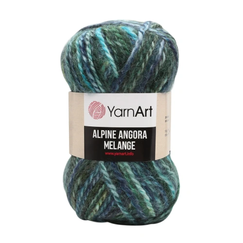 Пряжа YarnArt 'Alpine Angora Melange' 150г 150м (20% шерсть, 80% акрил) (439 меланж)