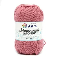 Пряжа Astra Premium 'Молочный хлопок' (Milk Cotton) 50гр 100м (+/-5%) (50%хлопок, 50%молочный акрил) (90