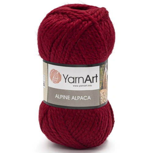 Пряжа YarnArt 'Alpine Alpaca' 150гр 120м (30% альпака, 10% шерсть, 60% акрил) (434 красный)