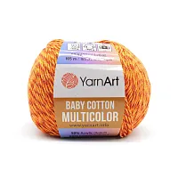 Пряжа YarnArt 'Baby cotton multicolor' 50гр 165м (50% хлопок, 50% акрил) (5208)