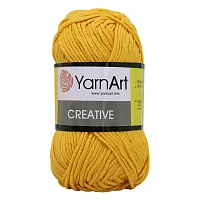 Пряжа YarnArt 'Creative' 50гр 85м (100% хлопок) (228 желтый)