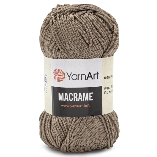 Пряжа YarnArt 'Macrame' 90гр 130м (100% полиэстер) (156 суровый)