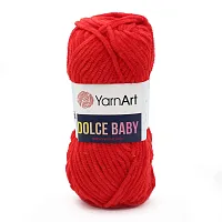 Пряжа YarnArt 'Dolce Baby' 50гр 85м (100% микрополиэстер) (748 красный)