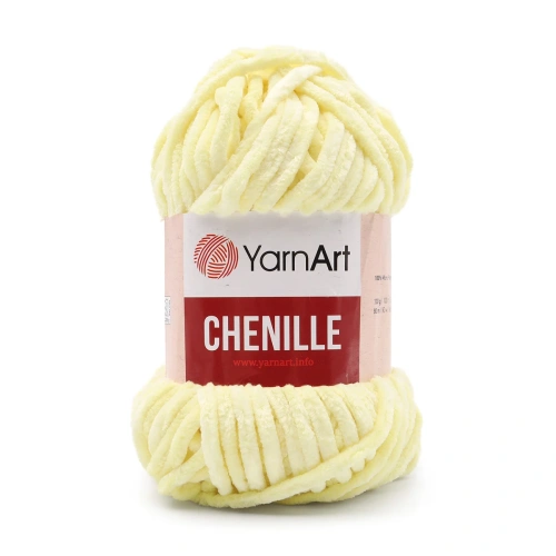 Пряжа YarnArt 'Chenille' 100гр 90м (100% микрополиэстер) (561 ваниль)