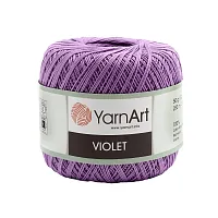 Пряжа YarnArt 'Violet' 50гр 282м (100% мерсеризованный хлопок) (6309 сирень)