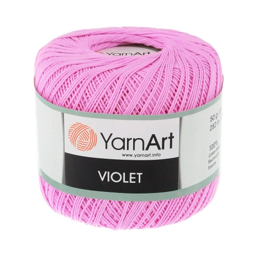 Пряжа YarnArt 'Violet' 50гр 282м (100% мерсеризованный хлопок) (0319 сирень)