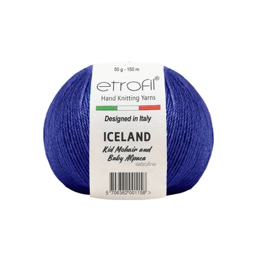 Пряжа Etrofil 'ICELAND' 50гр 250м (10% кид мохер, 5% беби альпака, 55% полиамид, 30% вискоза) (70533