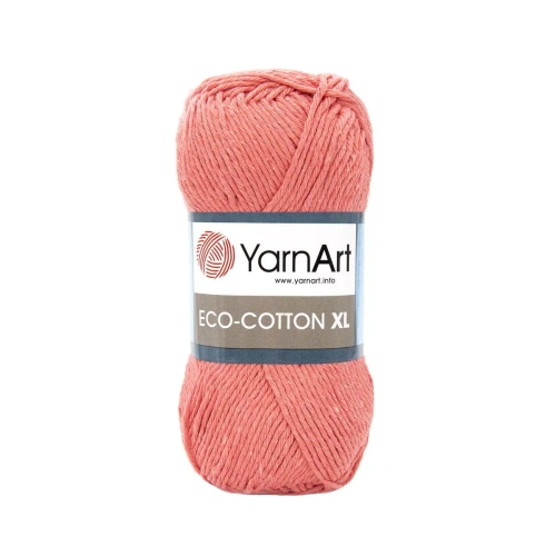 Пряжа YarnArt 'Eco Сotton XL' 200гр 220м (85% хлопок, 15% полиэстер) (779 оранжевый)