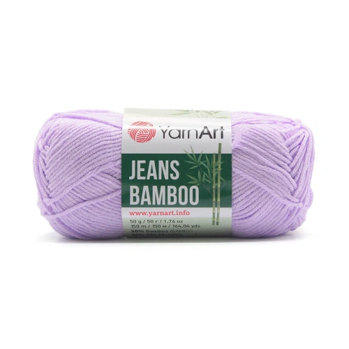 Пряжа YarnArt 'Jeans bamboo' 50гр 150м (50% бамбук, 50% полиакрил) (115 лавандовый)