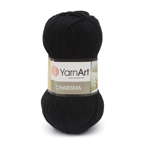 Пряжа YarnArt 'Charisma' 100гр 200м (80% шерсть, 20% акрил) (585 черный)