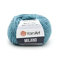 Пряжа YarnArt 'Milano' 50гр 130м (8% альпака, 20% шерсть, 8% вискоза, 64% акрил) (864 бирюза)